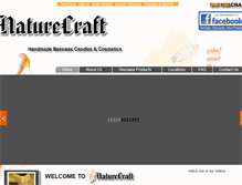 Tablet Screenshot of naturecraft.net